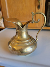 Vintage Brass Pitcher Made in India picture
