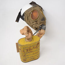 WWI 1 Gas Mask Canister Instruct Army Military Field Gear Doughboy Combat Trench picture