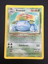 Pokémon TCG Venusaur Base Set 15/102 Holo Unlimited Holo Rare picture
