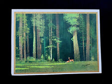 VTG Unused Dick Kelsey Xmas Greeting Card Deer Couple In A Gorgeous Forest picture