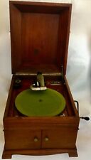 Antique, Victor Victrola Phonograph #VV IV. Table Top Model w/wood case. Working picture