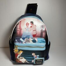 LOUNGEFLY DISNEY CINDERELLA PRINCESS SCENE MINI BACKPACK New With Tags NWT picture