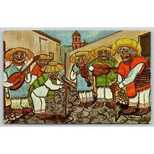 Postcard Mexico Michoacan The Old Men Dance picture