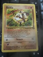 Pokemon Mankey #55 64 Rarity Rated Common Cards are in Near Mint Condition picture