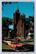 Portland ME-Maine, State Street Congregational Church, Vintage Souvenir Postcard picture