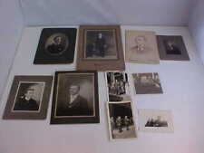 Photograph Pictures Lot 10 Vintage Black & White Images Are Men Good Cond picture