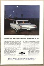 Vintage 1964 Original Print Ad Full Page - Chevrolet Chevelle Hope For The Best picture