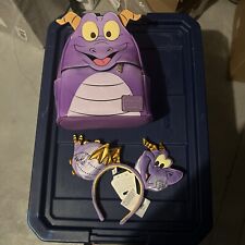 2024 Disney Parks Epcot Center Figment Loungefly Backpack & EARS NWT picture