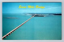 Marathon FL-Florida, Seven Mile Bridge, Overseas Highway, Vintage Postcard picture