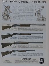 1959 Browning Automatic Vintage Proof Of Quality Original Print Ad-8.5 x 11 