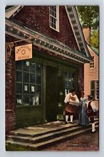 Williamsburg VA-Virginia, Printing Office, Antique Vintage Souvenir Postcard picture