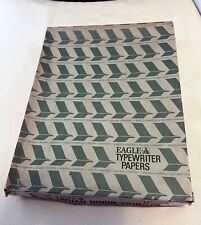 Vintage Eagle A Typewriter Paper Typing Trojan Onion Skin 1/2 box Approx. picture