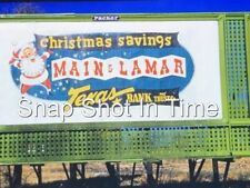 Texas Bank Main & Lamar 1952 Billboard Sign Advertising Slide 35 mm picture