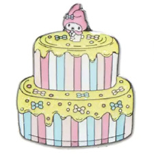 New Loungefly Hello Kitty And Friends My Melody Glitter Cake Blind Box Pin picture