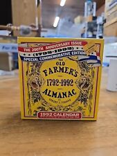 1992 Vintage The Old Farmer’s Almanac Everyday Page-a-Day Calendar 200th Anv NEW picture