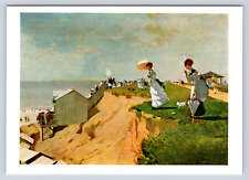 Vintage Postcard Winslow Homer Long Branch New Jersey Boston Museum Art picture