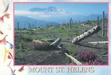 Mount St. Helens Volcano Washington State Chrome 4x6 Postcard picture