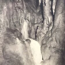 Seven Falls Crystal Cave RPPC Postcard Vintage Real Photo Springfield Missouri picture