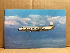 Continental Airlines Viscount II Airplane Advertisement Chrome Postcard 125 picture