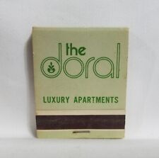 Vintage The Doral Luxury Apartments Matchbook Louisville KY Advertising Full picture