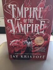 SIGNED “Empire of the Vampire” by Jay Kristoff, Hardcover, 1st Print/1st Edition picture