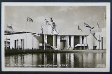 RPPC 1939 NY Worlds Fair - British Pavillion on Lagoon of Nations  5F-126 PC1392 picture