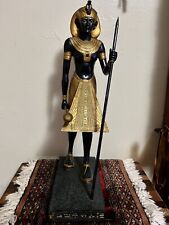 Vintage Egyptian Sculpture The Guardian Statue Of King Tutankhamun 16” *Read* picture