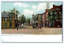 Gettysburg Pennsylvania PA Postcard Baltimore Street Business Section c1905's picture
