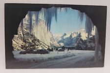 Vintage Postcard Yosemite National Park California Wawona Tunnel Winter Snow Ice picture