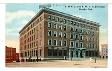 Y. M. C. A. and Y. W. C. A. Buildings, Omaha, Nebraska 1907 - 1915 Postcard picture