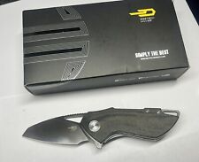Bestech Knives Riverstone Pocket Knife Liner Black Micarta  154CM Grissom Design picture