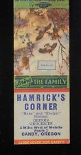 1940s Hamrick's Corner Drinks Groceries Hans and Evelyn Nielsen Molalla Canby OR picture