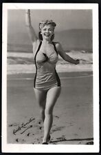 RPPC Postcard  Carole Landis Hollywood Actress 1940s EKC picture