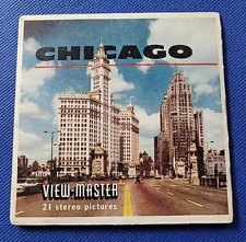 Sawyer's Vintage A551 Chicago Illinois view-master 3 Stereo Reels Packet picture
