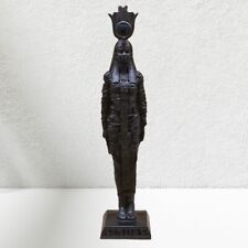 RARE ANCIENT EGYPTIAN ANTIQUITIES Black Statue Large Of Goddess Isis Egypt BC picture