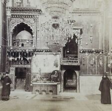 Jerusalem Palestine Church Armenian Christians 1896 Interior Stereoview I101 picture