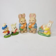 Vintage Easter Candles Lot of 5 Bunny Rabbit with Peter Rabbit, unused picture