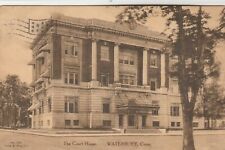 Early Postcard Courthouse Waterbury CT ~1916 picture