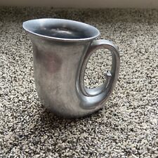 Vintage Duratale By Leonard Pewter Horn Tankard Mug Cup Made In Italy picture