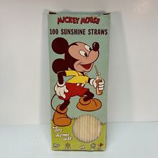Vintage MICKEY MOUSE Sunshine Straws 1960s picture