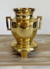 Vintage Japanese Brass Vase Brass Urn Mid Century Modern 6