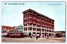 c1910's Stevenson Building Exterior Roadside Enid Oklahoma OK Unposted Postcard picture