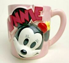 Vintage Minnie Mouse The Walt Disney Company 3-D Pink Mug Bow picture