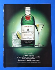 1989 Tanqueray English Gin - Vtg 1980's Magazine Print Spirits Advertisement picture