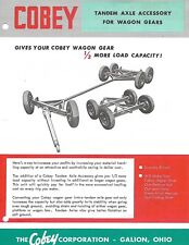 Farm Equipment Brochure - Cobey - Tandem Axle Accessory for Wagon Gear (F8520) picture