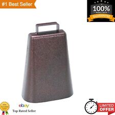 Rugged Antique Copper Cowbell with Loud, Long-Distance Tone - Steel Construction picture