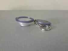 Tupperware Flat Out Bowl Keychain Tiny Treasures New and unwrapped - opens  picture