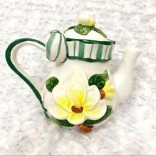 VTG Young’s Inc China Floral Teapot 1997 picture