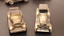 Vintage Banthrico 1927 Lincoln Brougham & 1929 Ford DieCast Car Coin Bank Lot picture