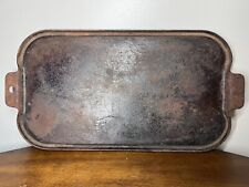 Vintage Wagners 1891 Cast Iron 17 inch Double Griddle picture